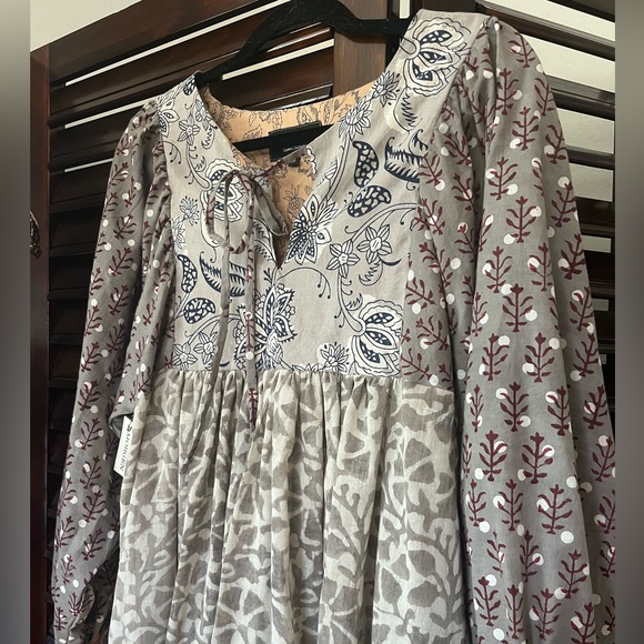 Tancredi & Morgen S, Handmade Block Print Tunic - Picture 2 of 9